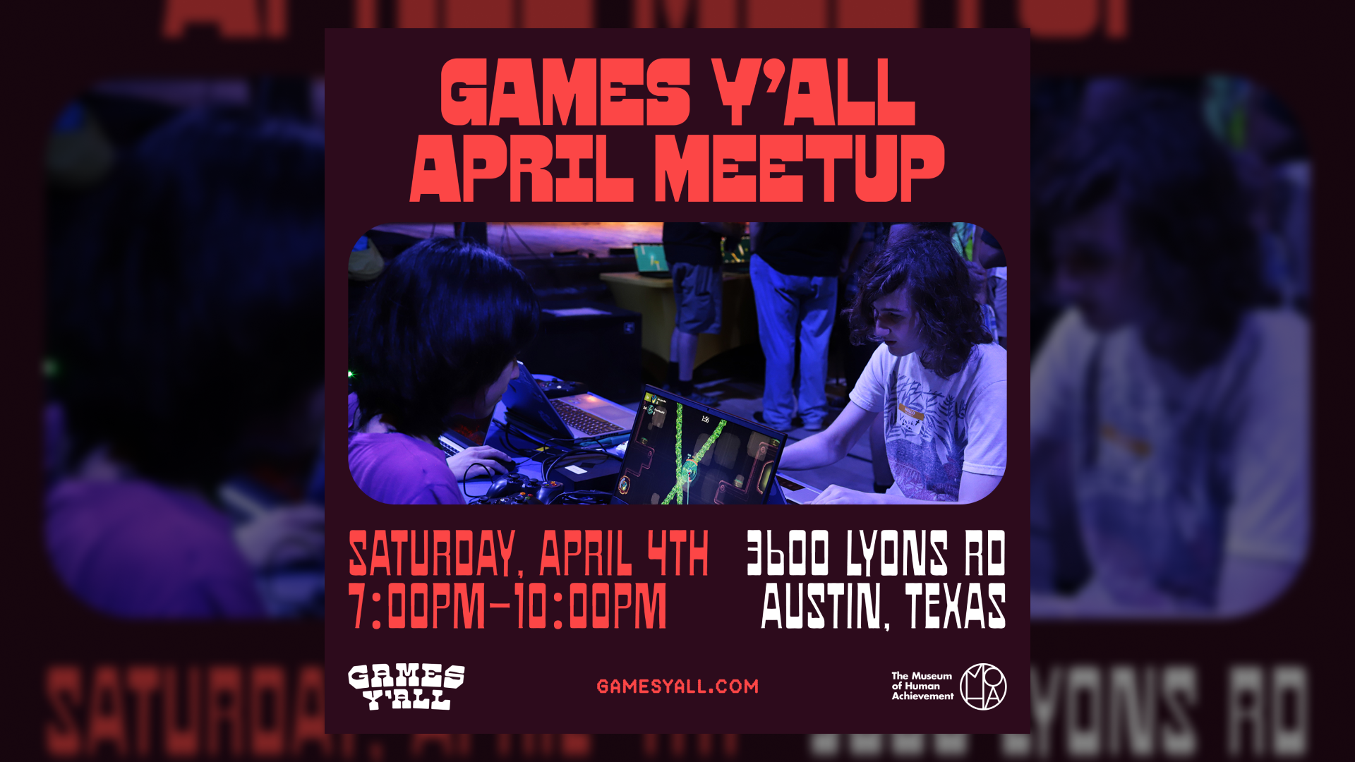 April 2026 Meetup - Games Y'all