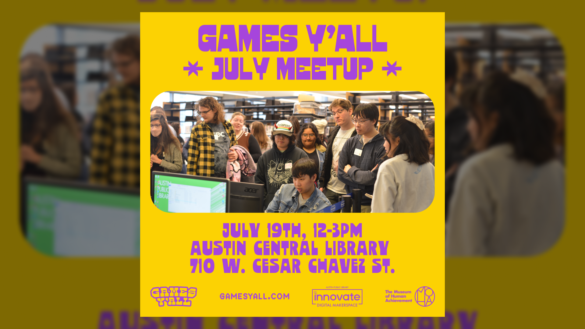 July 2026 Meetup - Games Y'all
