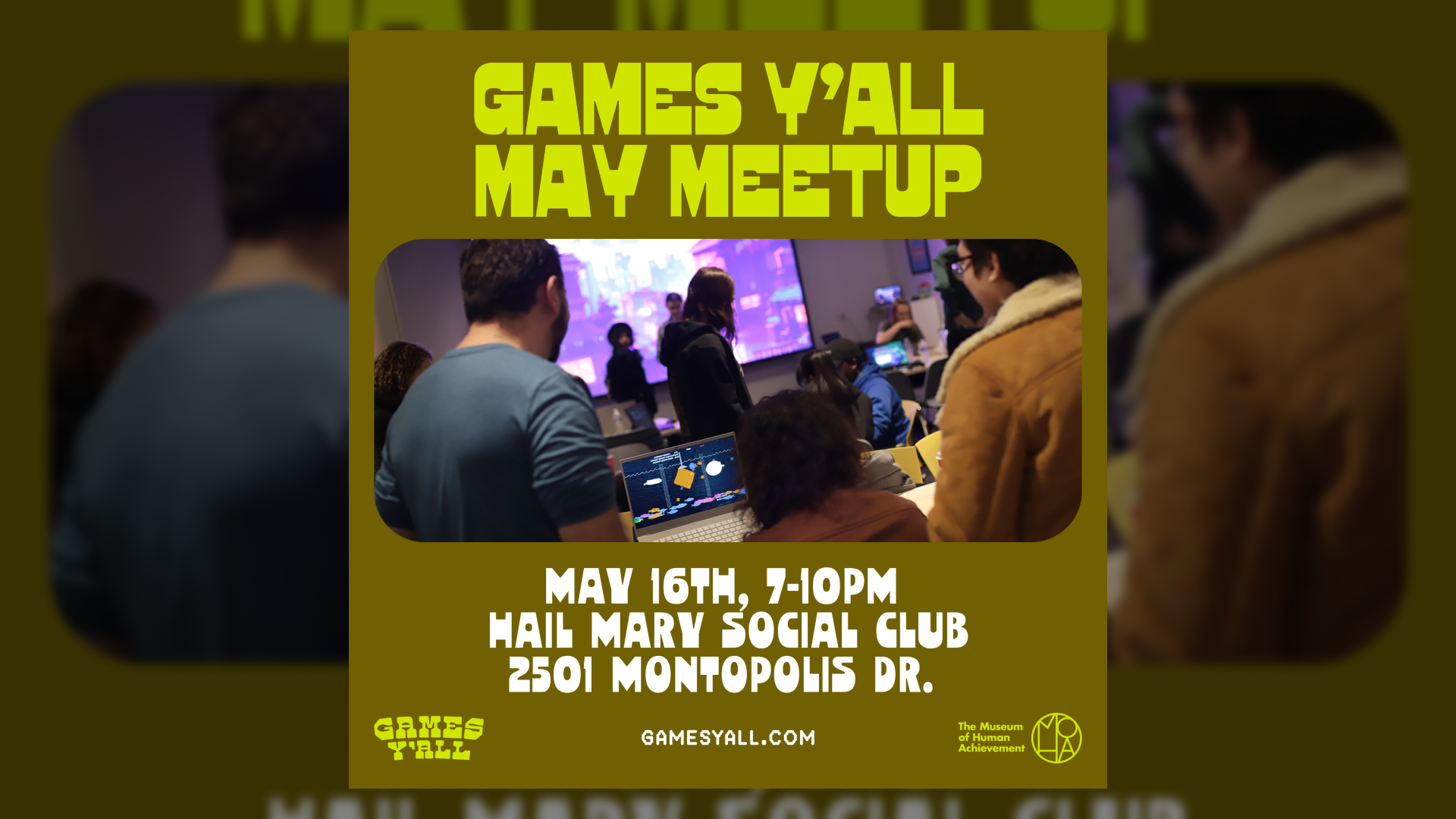 May 2026 Meetup - Games Y'all