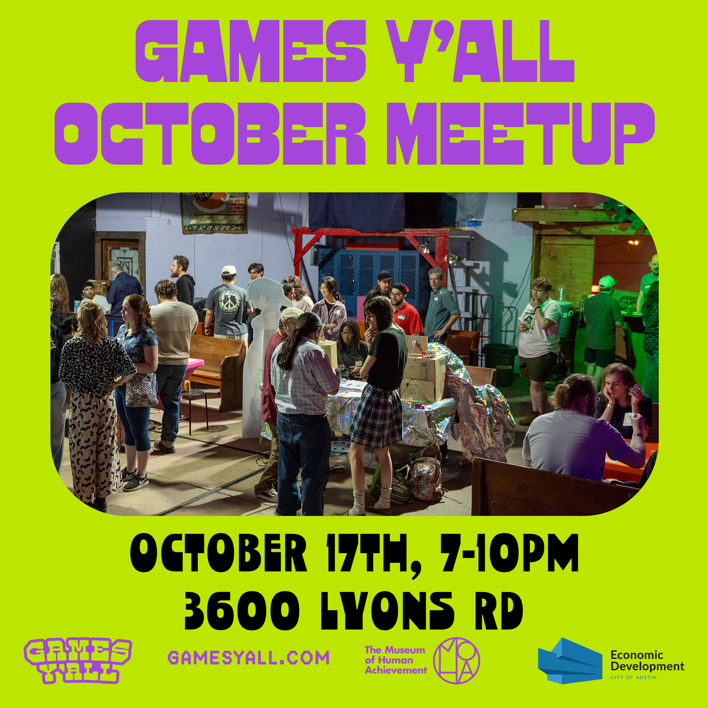 October 2026 Meetup - Games Y'all