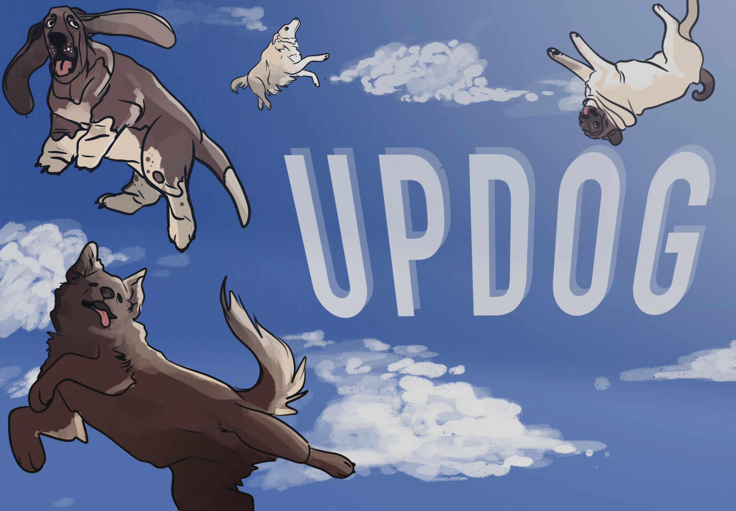 A promotional image for UPDOG