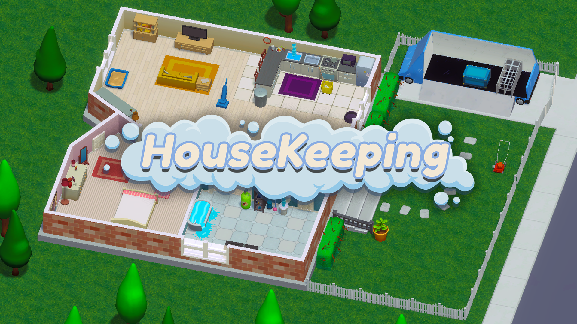 - A promotional image for House Keeping