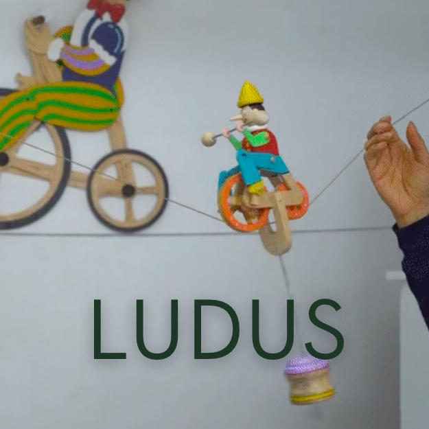 - A promotional image for Ludus