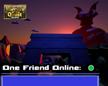 - A promotional image for 1 Friend Online