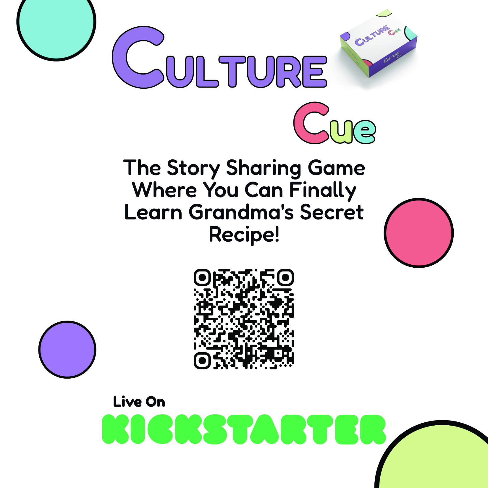 A promotional image for Culture Cue. 