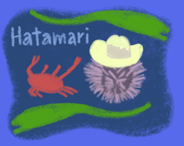 A Sea Urchin with a hat on it, a promotional image for Hatamari