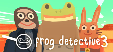 A promotional image for Frog Detective: The Entire Mystery