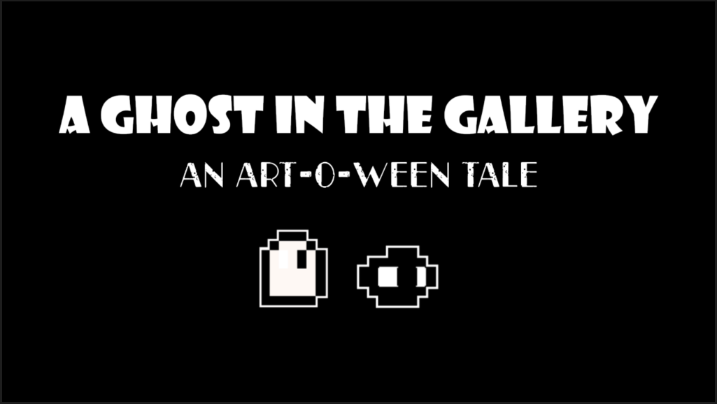 A promotional image of the game A Ghost in the Gallery