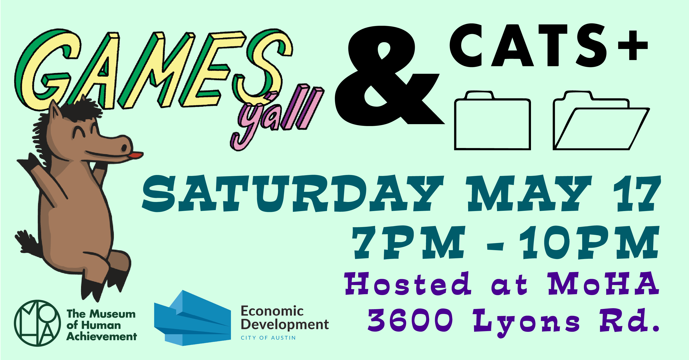 The Museum of Human Achievement presents, Games Y'all May Meetup